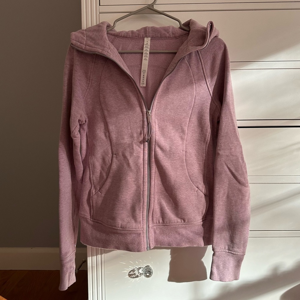 Lululemon full zip scuba hoodie light cotton fleece